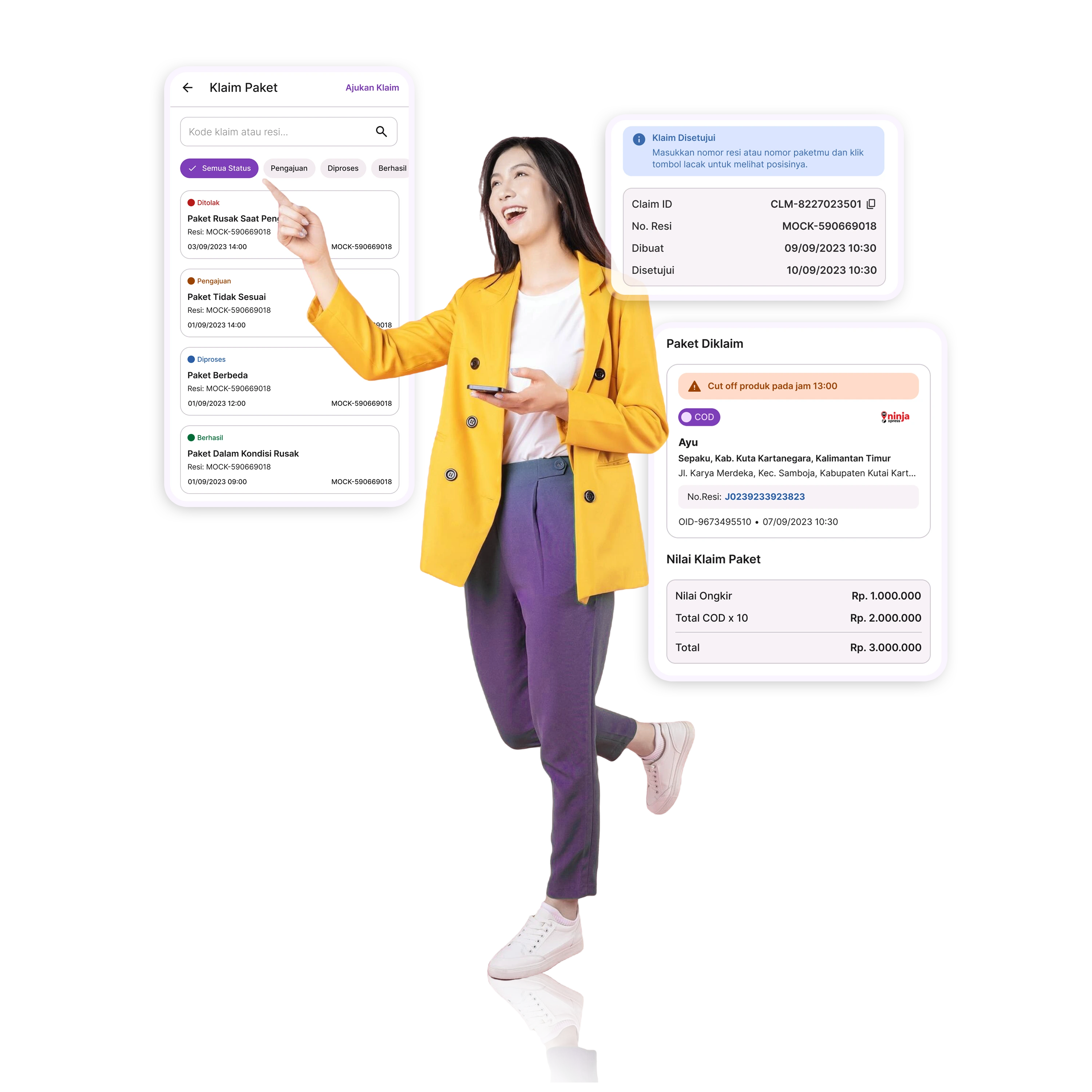 Solusi Pengiriman Aman, Klaim Tanpa Ribet