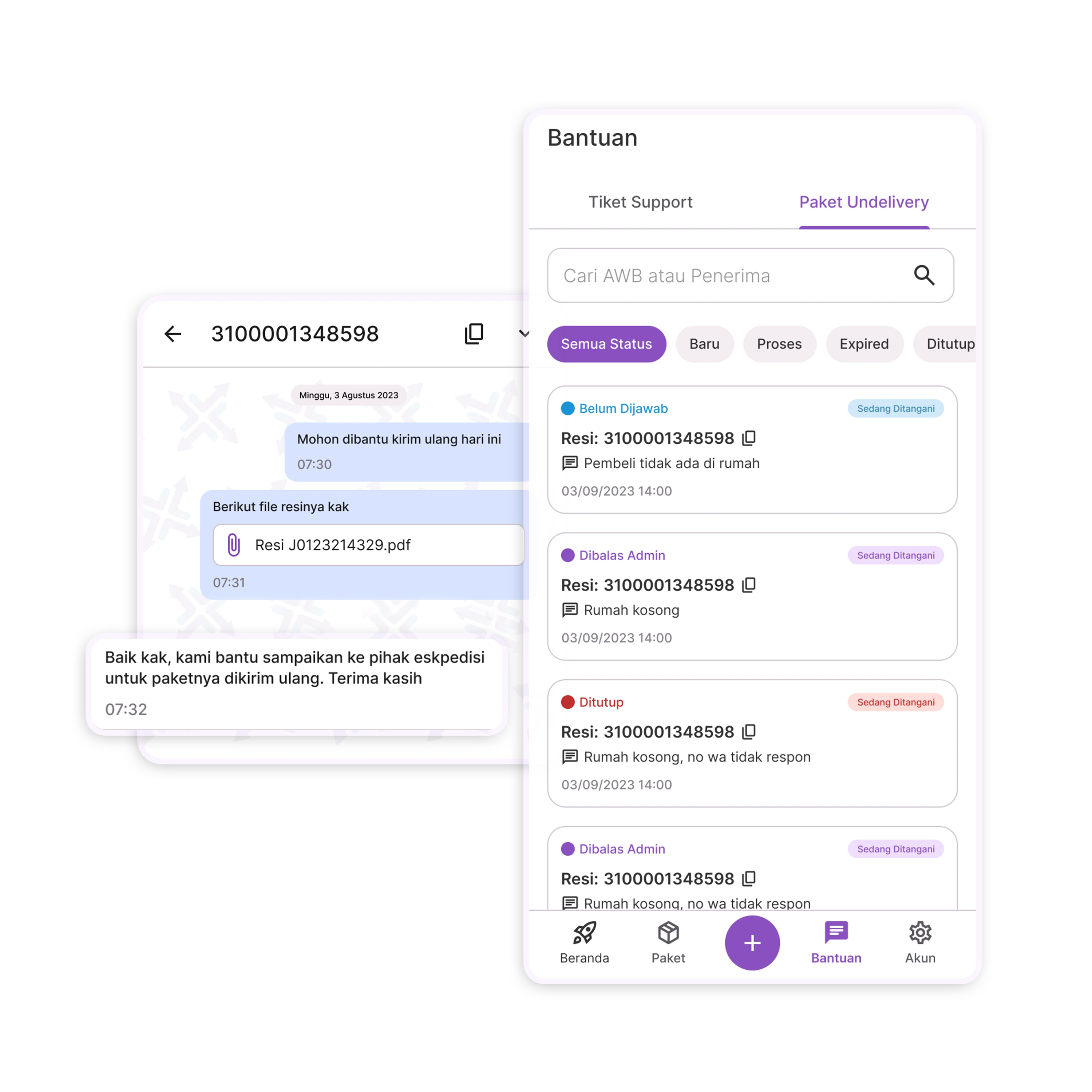 Kurangi Resiko Retur dengan <span class='text-primary'>KiriminAja</span>