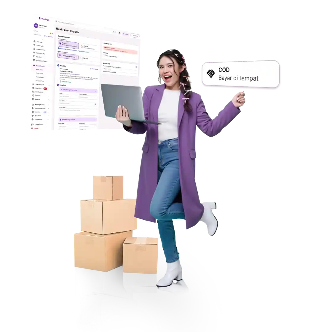Kelola Ribuan Paket Sekaligus? Gunakan Dashboard KiriminAja