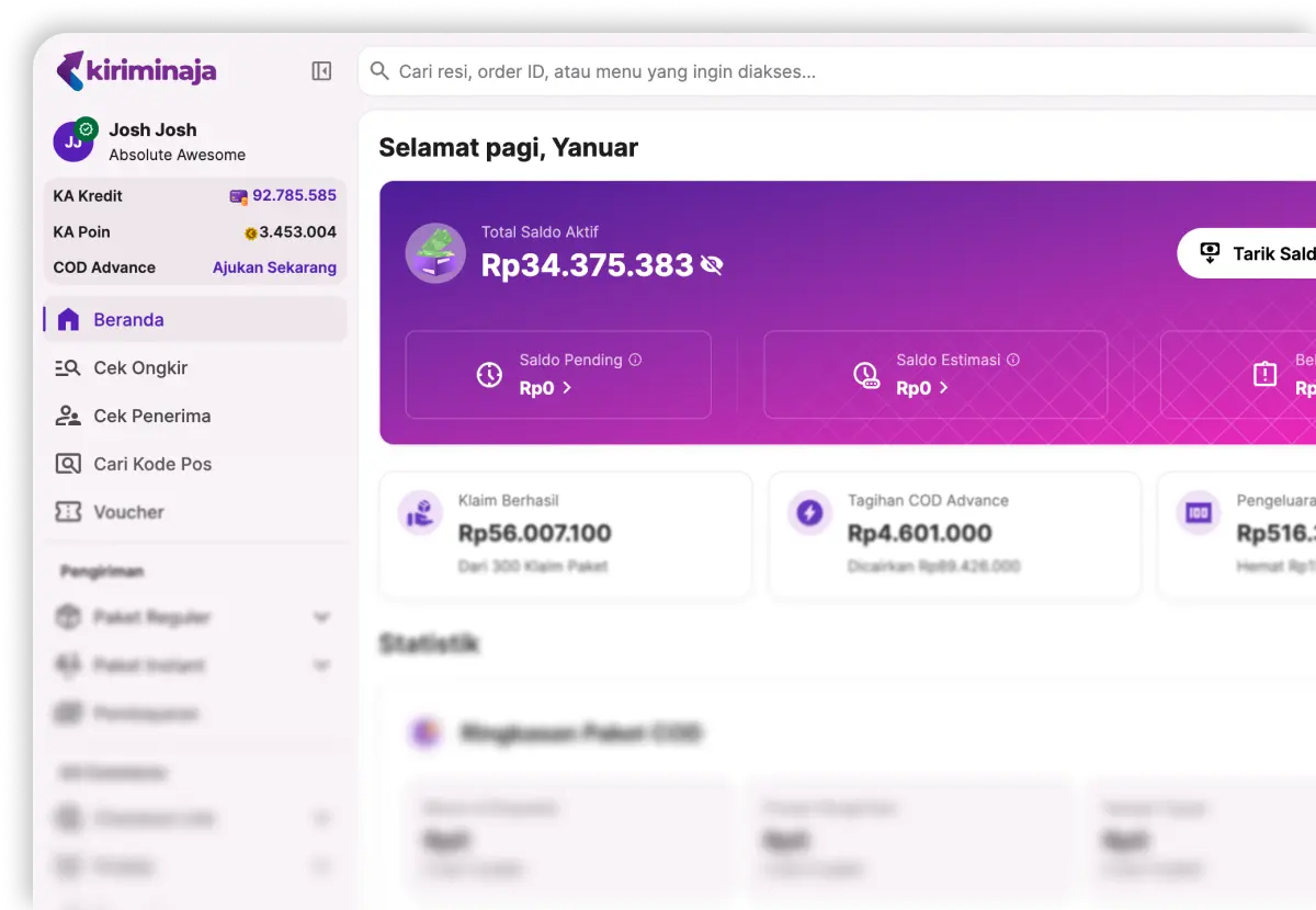 Aplikasi Kirim Paket